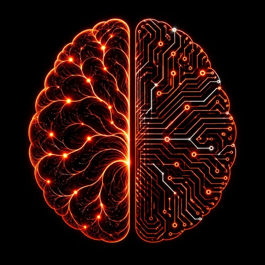 Human thinking and AI speed as two halves of one brain